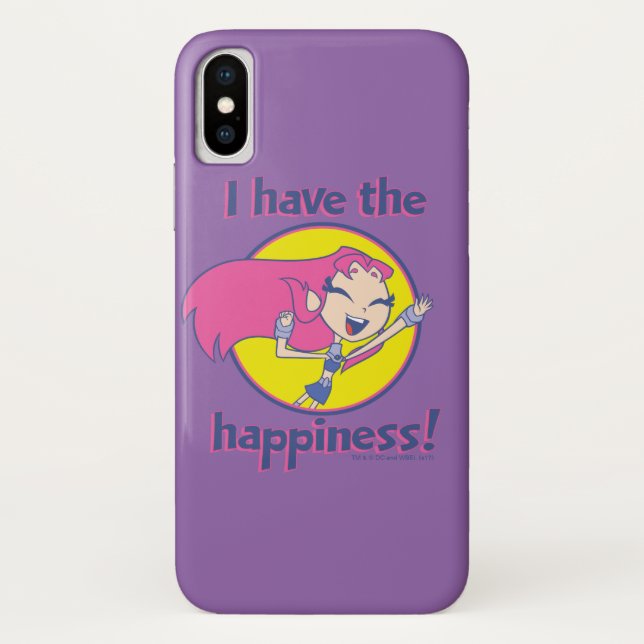Capa Para iPhone, Case-Mate Teen Titans Go! | Incêndio "Tenho a felicidade" (Verso)