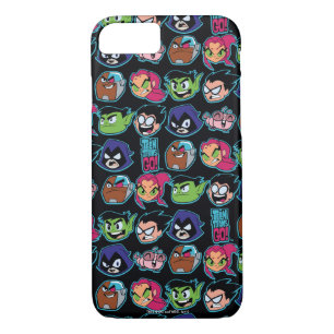 Capa Para iPhone Da Case-Mate Teen Titans Go!   Padrão da cabeça dos Titans