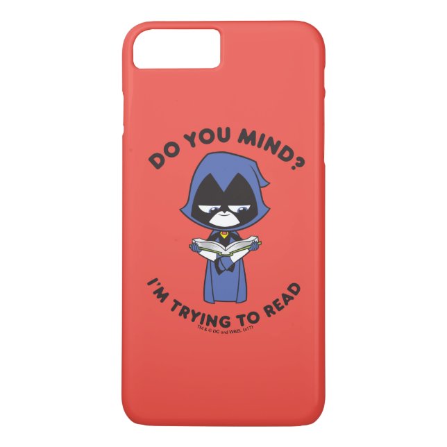 Capa Para iPhone, Case-Mate Teen Titans Go! | Raven "Estou Tentando Ler" (Verso)