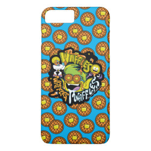 Capa iPhone 8 Plus/7 Plus Teen Titans Go!   Waffles de Beast Boy