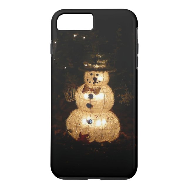 Capa Para iPhone, Case-Mate Tela de luz de feriado Snowman (Verso)