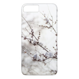 Capa Para iPhone Da Case-Mate Tema do inverno. As plantas cobriram o fundo da