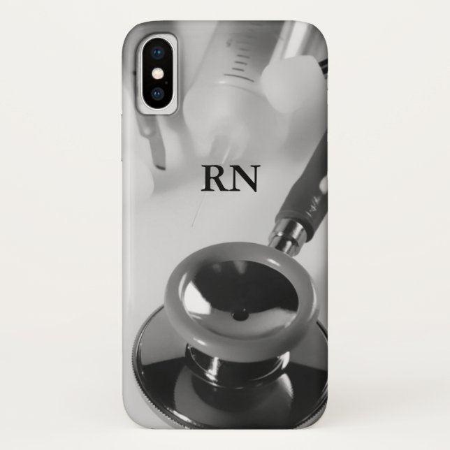 Capa Para iPhone, Case-Mate Tema Médico Moderno RN (Verso)
