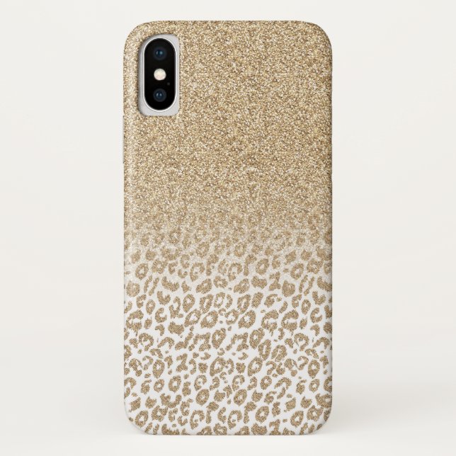 Capa Para iPhone, Case-Mate Tendência Dourada de brilho e gradiente de impress (Verso)