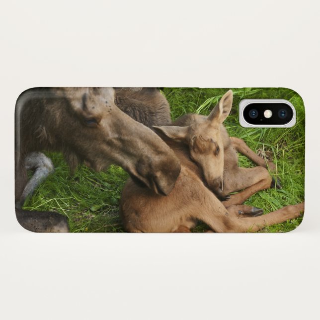 Capa Para iPhone, Case-Mate Tender Madre Moose (Verso (Horizontal))