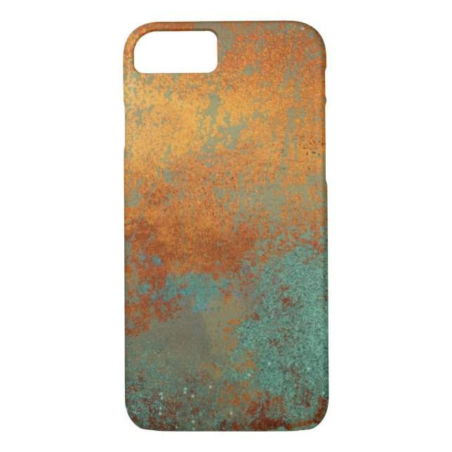 Capa Para iPhone, Case-Mate Tendy Rich Copper Patina Metálico (Verso)