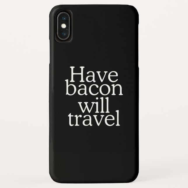 Capa Para iPhone, Case-Mate Tenha Bacon Will Viagem (Verso)