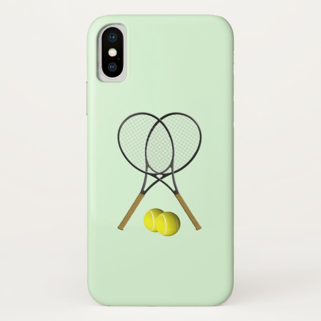 Capa Para iPhone, Case-Mate Tênis Doubles Green (Verso)