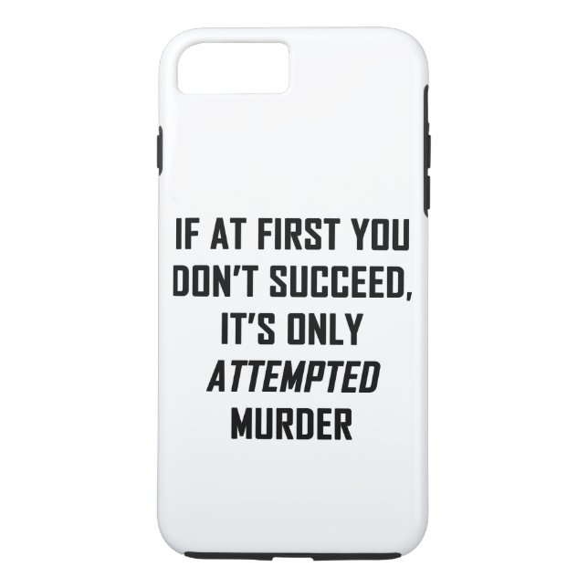 Capa Para iPhone, Case-Mate Tentativa de assassinato (Verso)