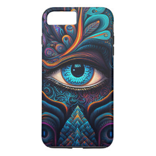 Capa iPhone 8 Plus/7 Plus Terceiro olho Moderno Personalizado