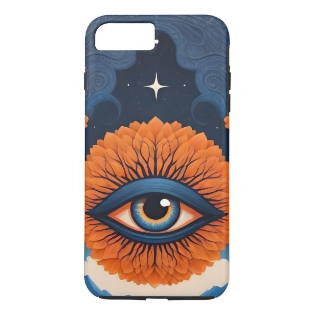 Capa Para iPhone, Case-Mate Terceiro olho moderno personalizado (Verso)
