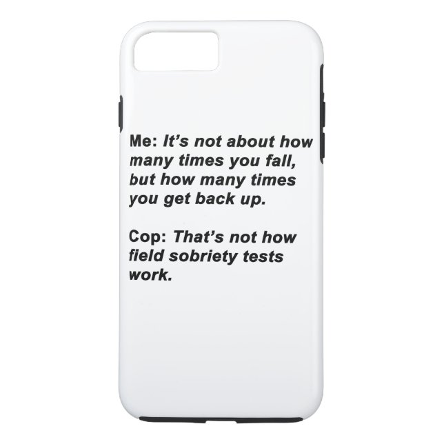 Capa Para iPhone, Case-Mate Teste de Sobriedade (Verso)