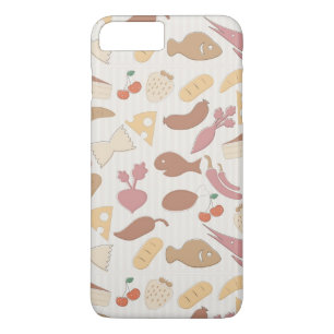 Capa iPhone 8 Plus/7 Plus Teste padrão 2 da comida