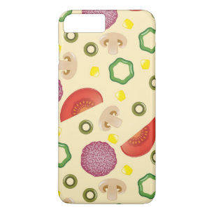 Capa iPhone 8 Plus/7 Plus Teste padrão 2 da pizza