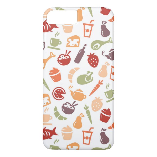 Capa Para iPhone, Case-Mate Teste padrão 3 da comida (Verso)