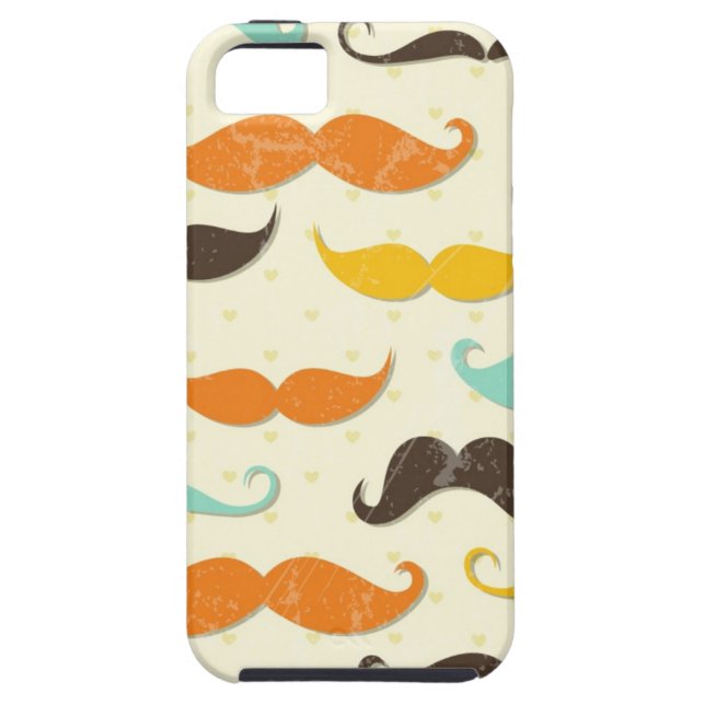 Capa Para iPhone, Case-Mate Teste padrão 3 do bigode (Traseira)