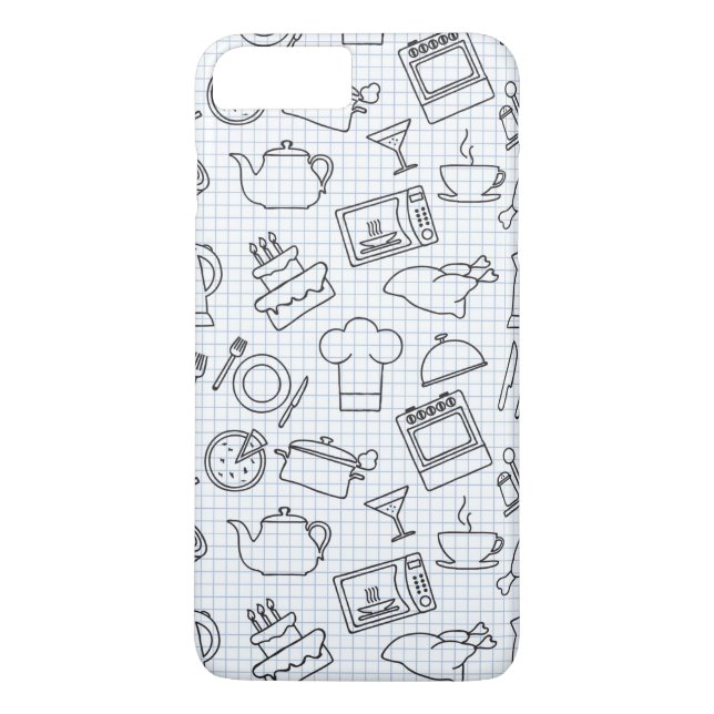 Capa Para iPhone, Case-Mate Teste padrão 4 da cozinha (Verso)