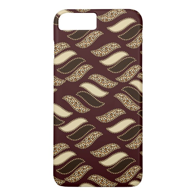Capa Para iPhone, Case-Mate Teste padrão africano da pele da chita (Verso)