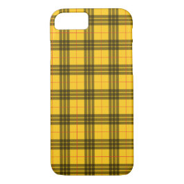 Capa iPhone 8/ 7 Teste padrão amarelo da xadrez