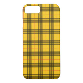 Capa iPhone 8/ 7 Teste padrão amarelo da xadrez