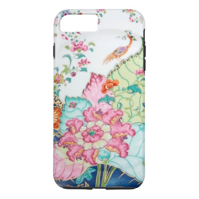 Capa Para iPhone, Case-Mate Teste padrão antigo do pássaro da porcelana da (Verso)