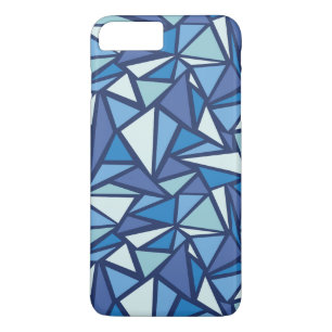 Capa Para iPhone Da Case-Mate Teste padrão azul abstrato de Crsytal do gelo