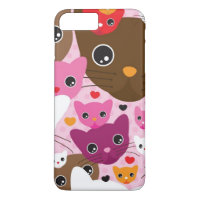 teste padrão bonito do fundo do gato do gatinho