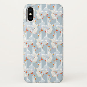 Capa Para iPhone Da Case-Mate Teste padrão branco dos gansos
