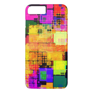 Capa Para iPhone Da Case-Mate Teste padrão colorido geométrico quadrado