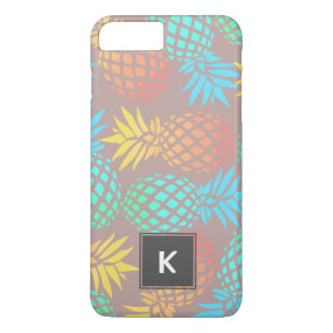 Capa Para iPhone Da Case-Mate teste padrão colorido tropical do abacaxi do ver