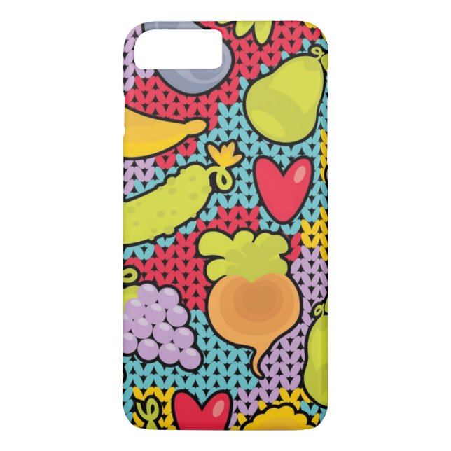 Capa Para iPhone, Case-Mate Teste padrão com frutas e legumes (Verso)