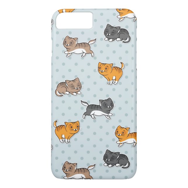 Capa Para iPhone, Case-Mate teste padrão com gatos engraçados (Verso)