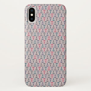 Capa Para iPhone X Teste padrão da âncora
