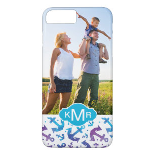 Capa Para iPhone Da Case-Mate Teste padrão   da âncora da tintura do laço seu