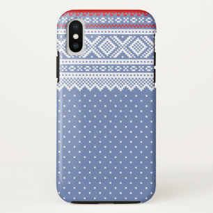 Capa Para iPhone Da Case-Mate Teste padrão da camisola do Natal de Mariusgenser