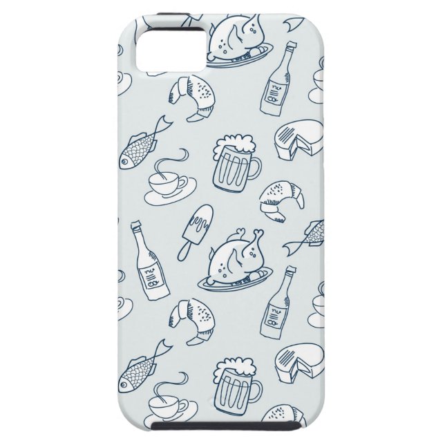 Capa Para iPhone, Case-Mate Teste padrão da comida (Traseira)