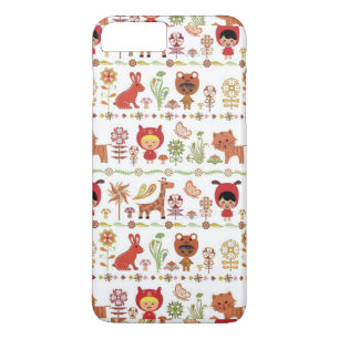 Capa iPhone 8 Plus/7 Plus Teste padrão da criança e dos animais