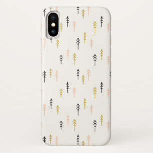 Capa Para iPhone Da Case-Mate Teste padrão da floresta da árvore de Natal