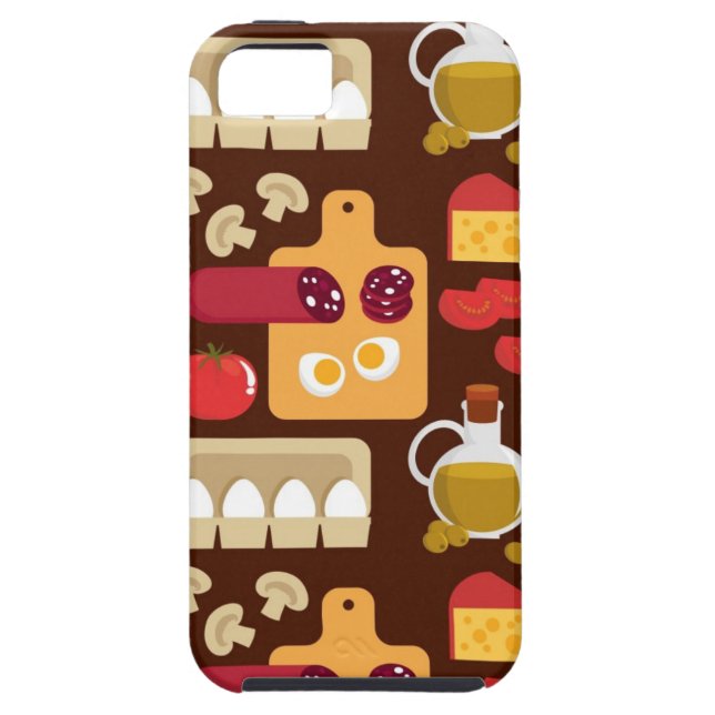 Capa Para iPhone, Case-Mate Teste padrão da pizza (Traseira)