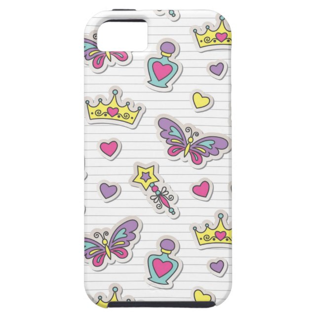 Capa Para iPhone, Case-Mate teste padrão da princesa do balé (Traseira)
