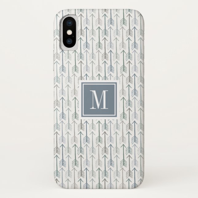 Capa Para iPhone, Case-Mate Teste padrão da seta do Wanderlust da aguarela do (Verso)