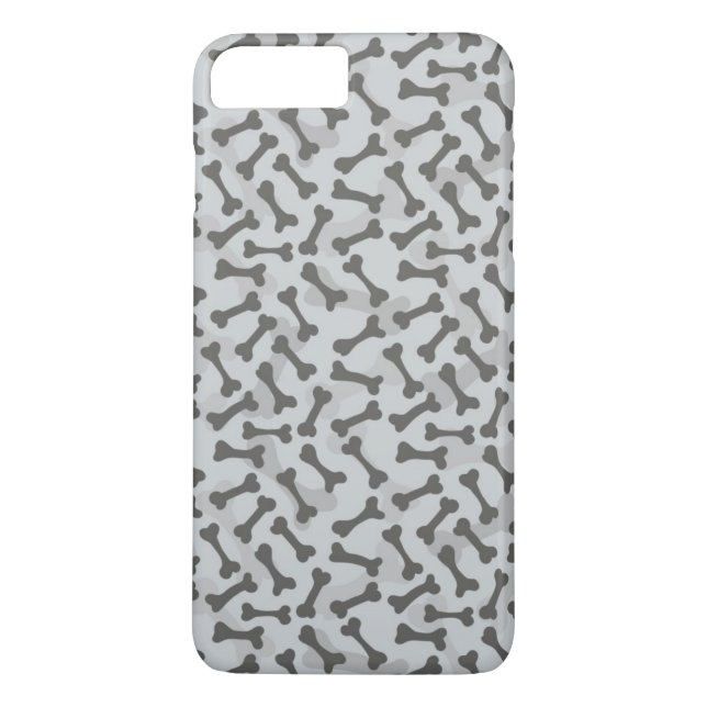Capa Para iPhone, Case-Mate Teste padrão da textura do osso Greyscale (Verso)