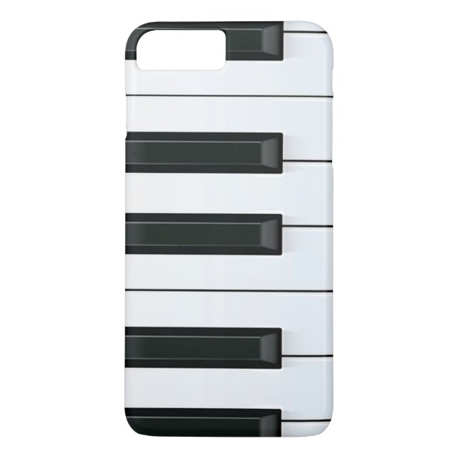 Capa Para iPhone, Case-Mate Teste padrão de chaves preto e branco elegante do (Verso)