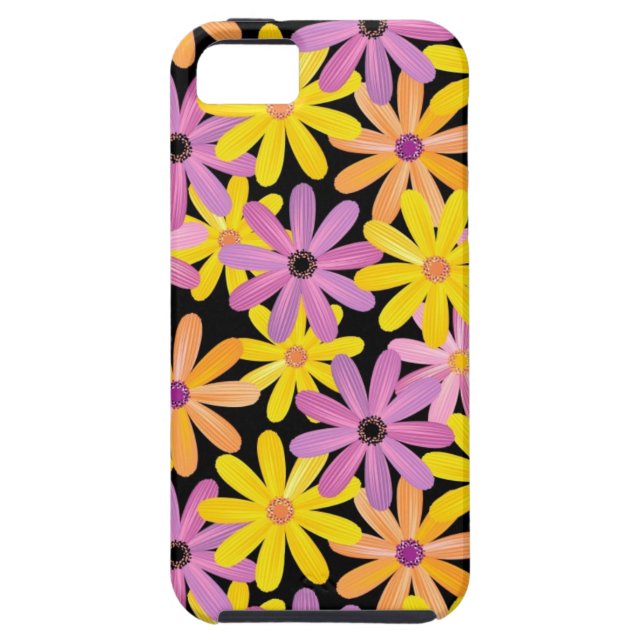 Capa Para iPhone, Case-Mate Teste padrão de flores do Gerbera, fundo (Traseira)