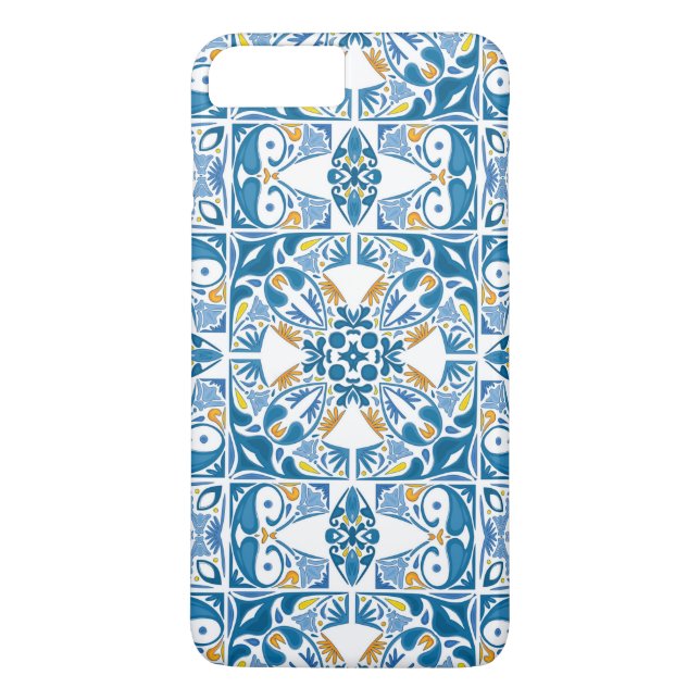 Capa Para iPhone, Case-Mate Teste padrão do azulejo do português (Verso)