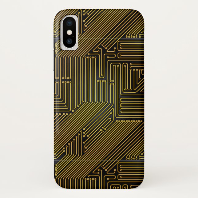 Capa Para iPhone, Case-Mate Teste padrão do conselho de circuito do computador (Verso)