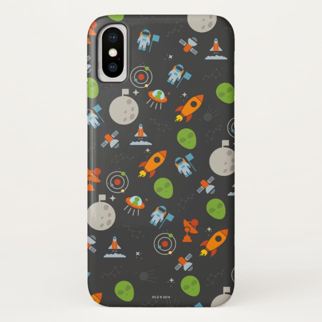 Capa Para iPhone, Case-Mate Teste padrão do espaço (Verso)