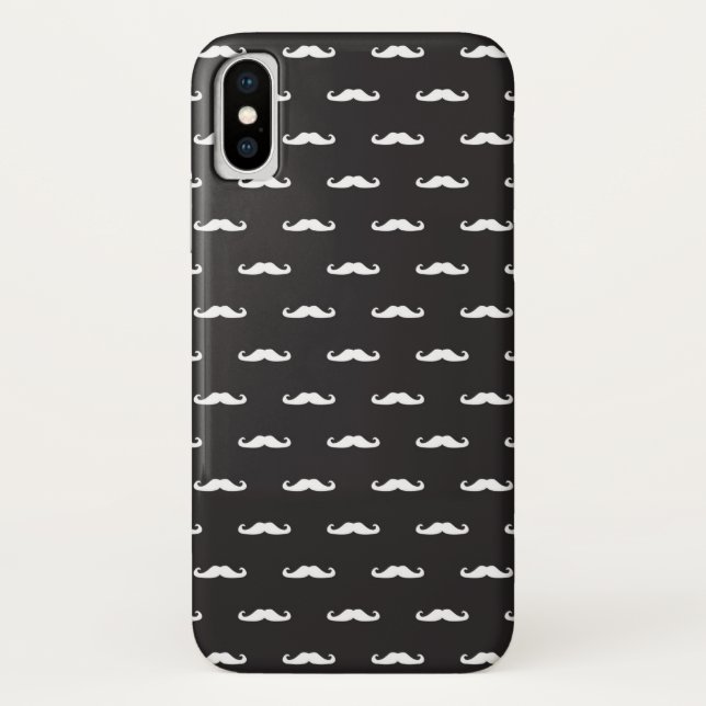Capa Para iPhone, Case-Mate Teste padrão do hipster do bigode (Verso)