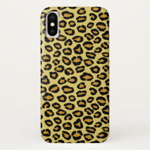 Capa Para iPhone X Teste padrão do leopardo