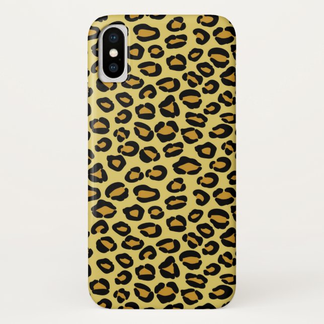 Capa Para iPhone, Case-Mate Teste padrão do leopardo (Verso)